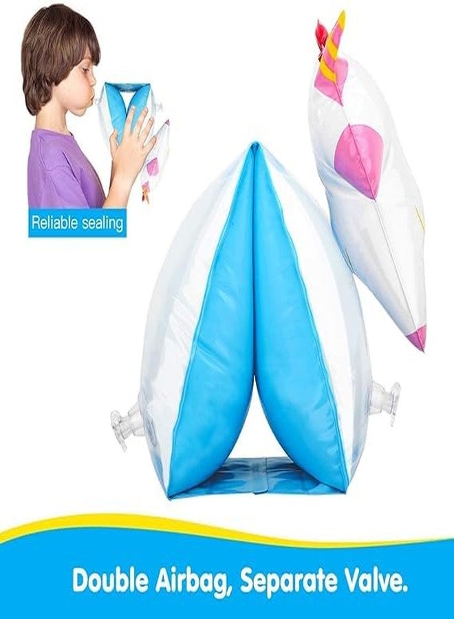 SOLDRIGHT SHOP SOLDRIGHT 2 Piece Swimming Floating Arm Bands Rings for 2 to 6 Year Kids Swimming Training with Light Weight Durable Material - Image 2